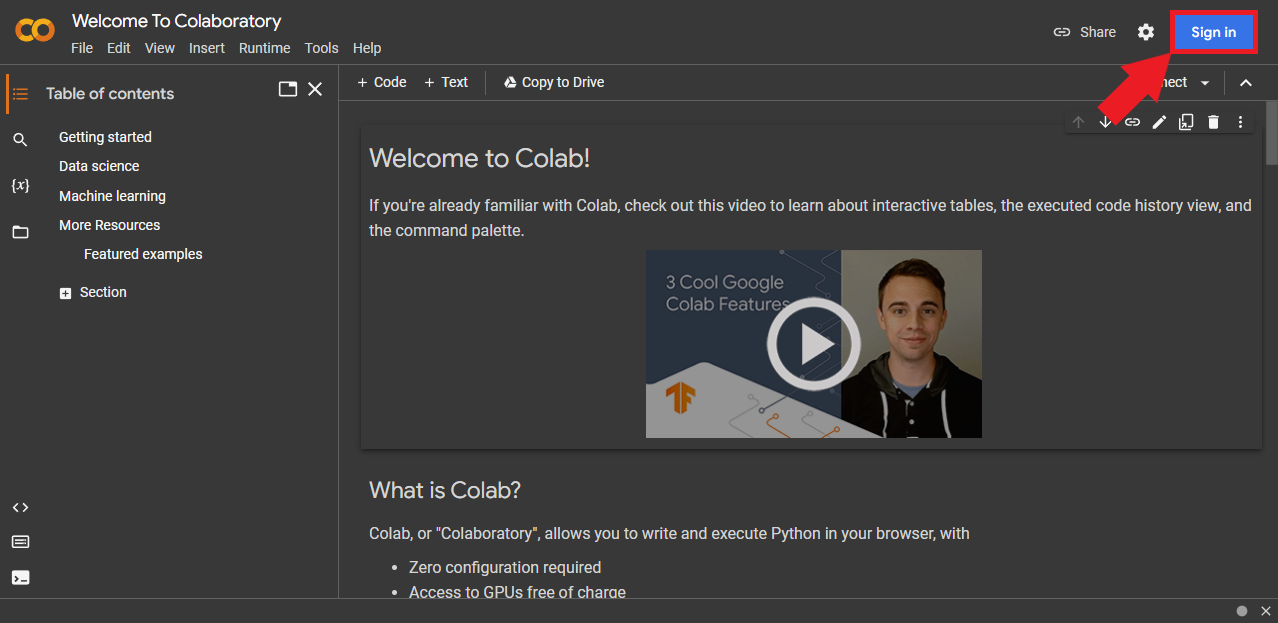 Christian Mills - Getting Started with Google Colab